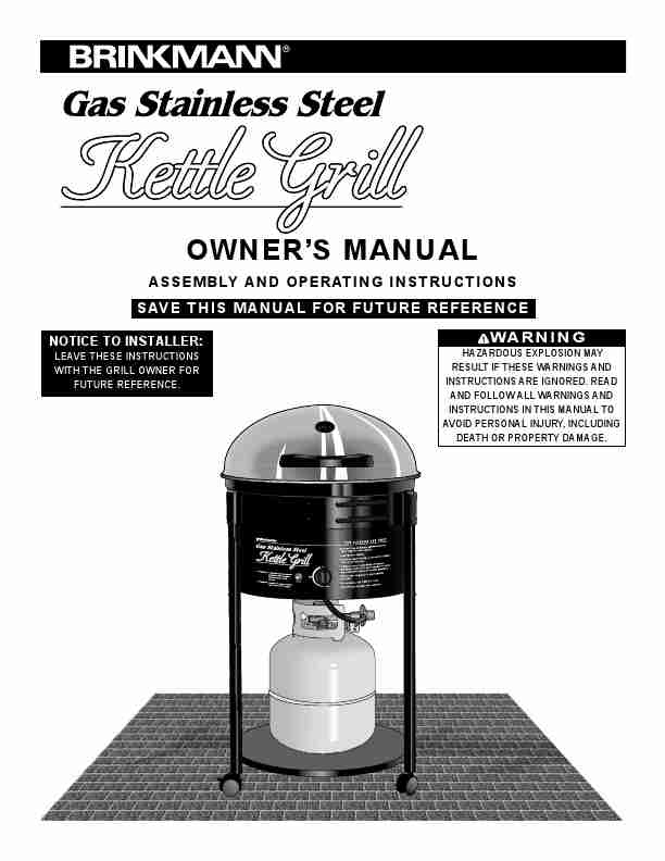 Brinkmann Charcoal Grill Kettle Grill-page_pdf